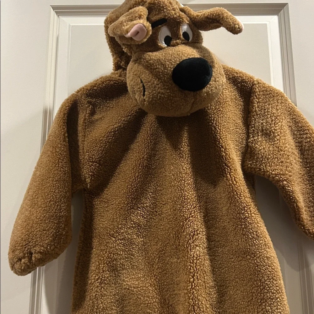 Warner Bros. Studio Scooby Doo Sherpa Puppy Dog zipUp Halloween Costume kids S